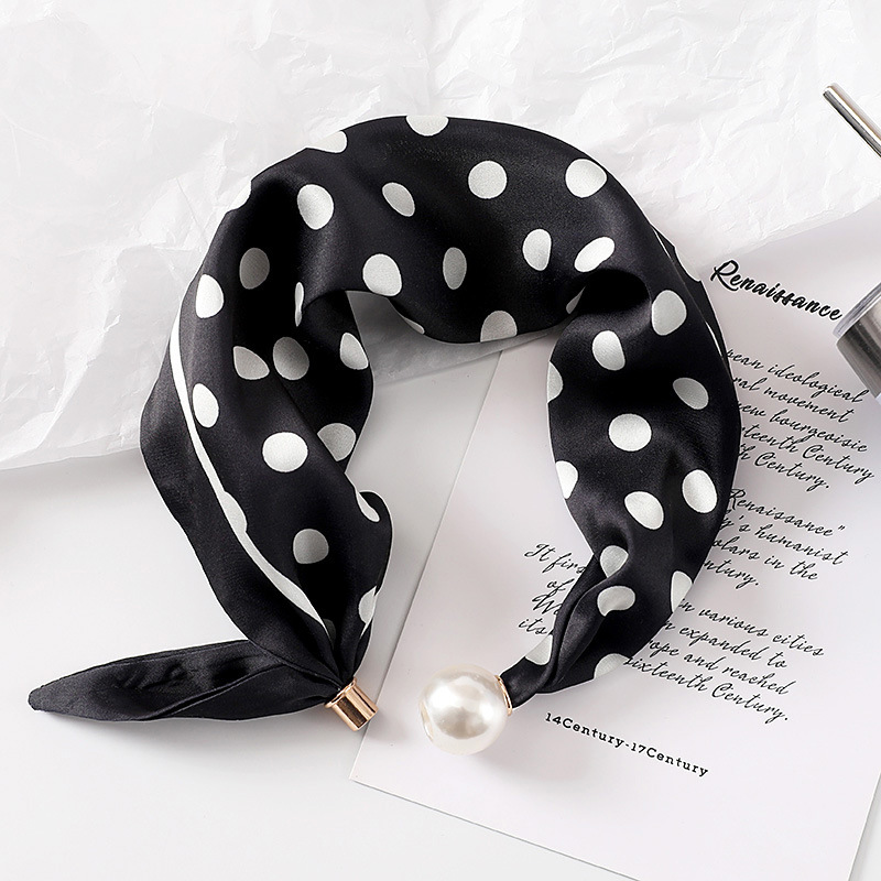 Face Scarf Mask - Sciarpa da donna in seta con
