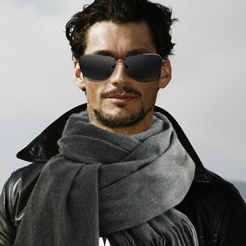 Muffler Men Wool - Sciarpa moda uomo inverno caldo morbido