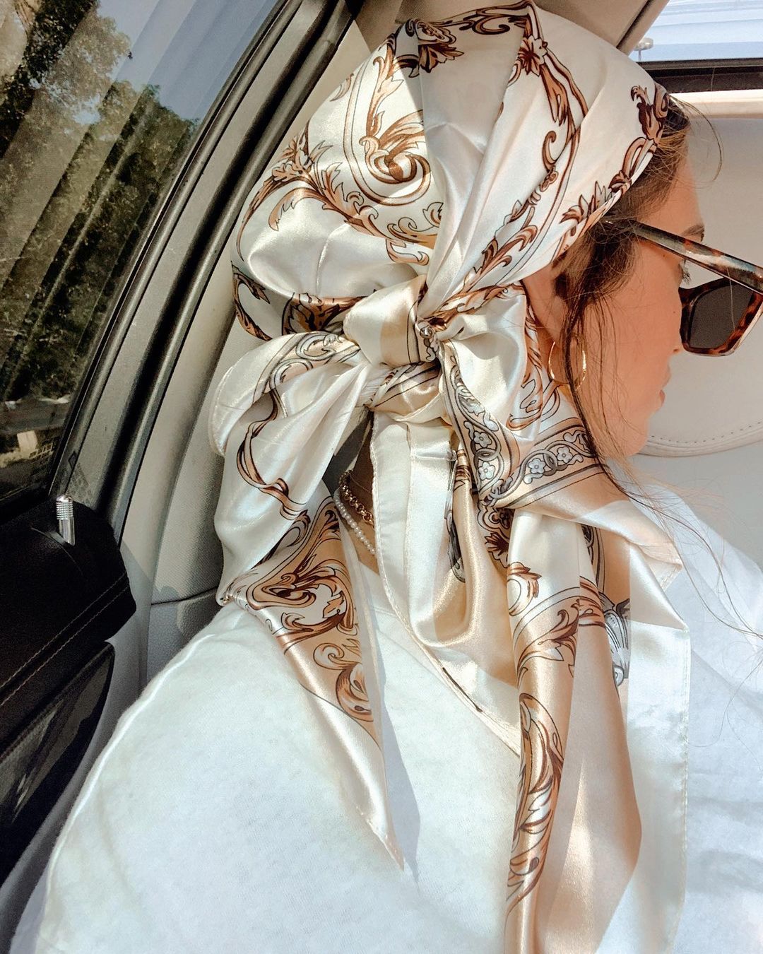 Sciarpa quadrata in raso Donna - Scarf Silk Square recensione e prezzo