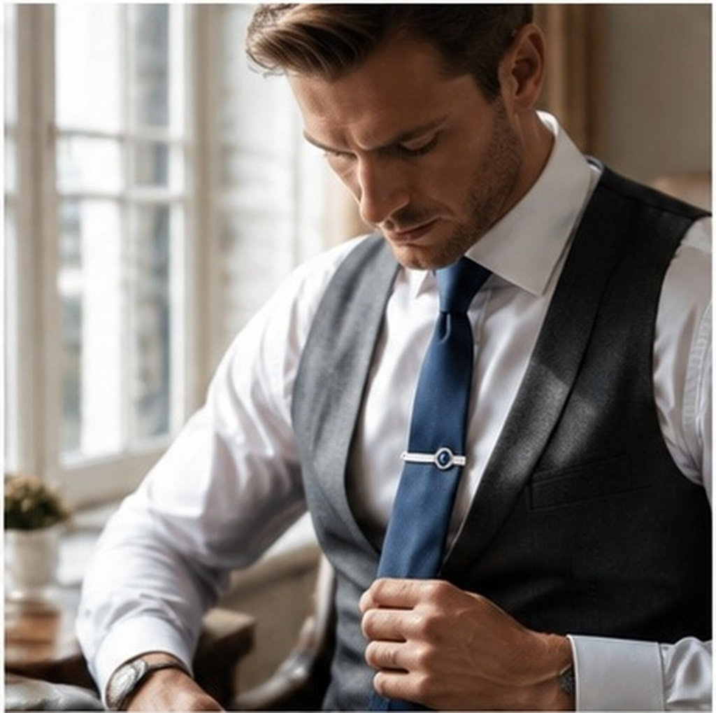 Set da 2 fermacravatte da uomo - Tie Bar Set Gift recensione e prezzo
