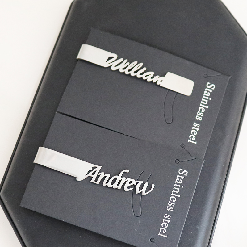 Modello nome lettera fai da te - Tie Clip Silver recensione e prezzo